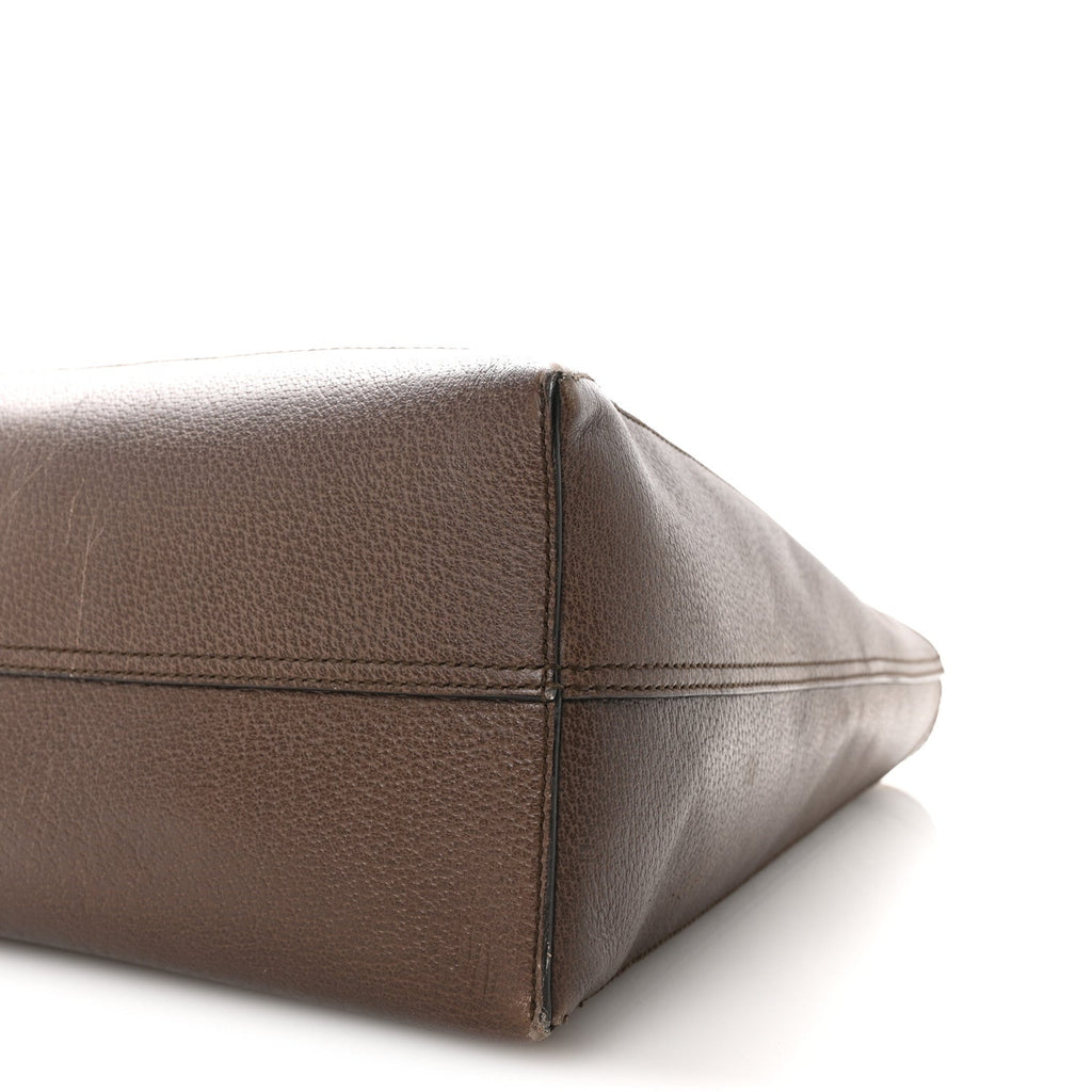 GG Supreme Monogram Web Ophidia Tote Brown