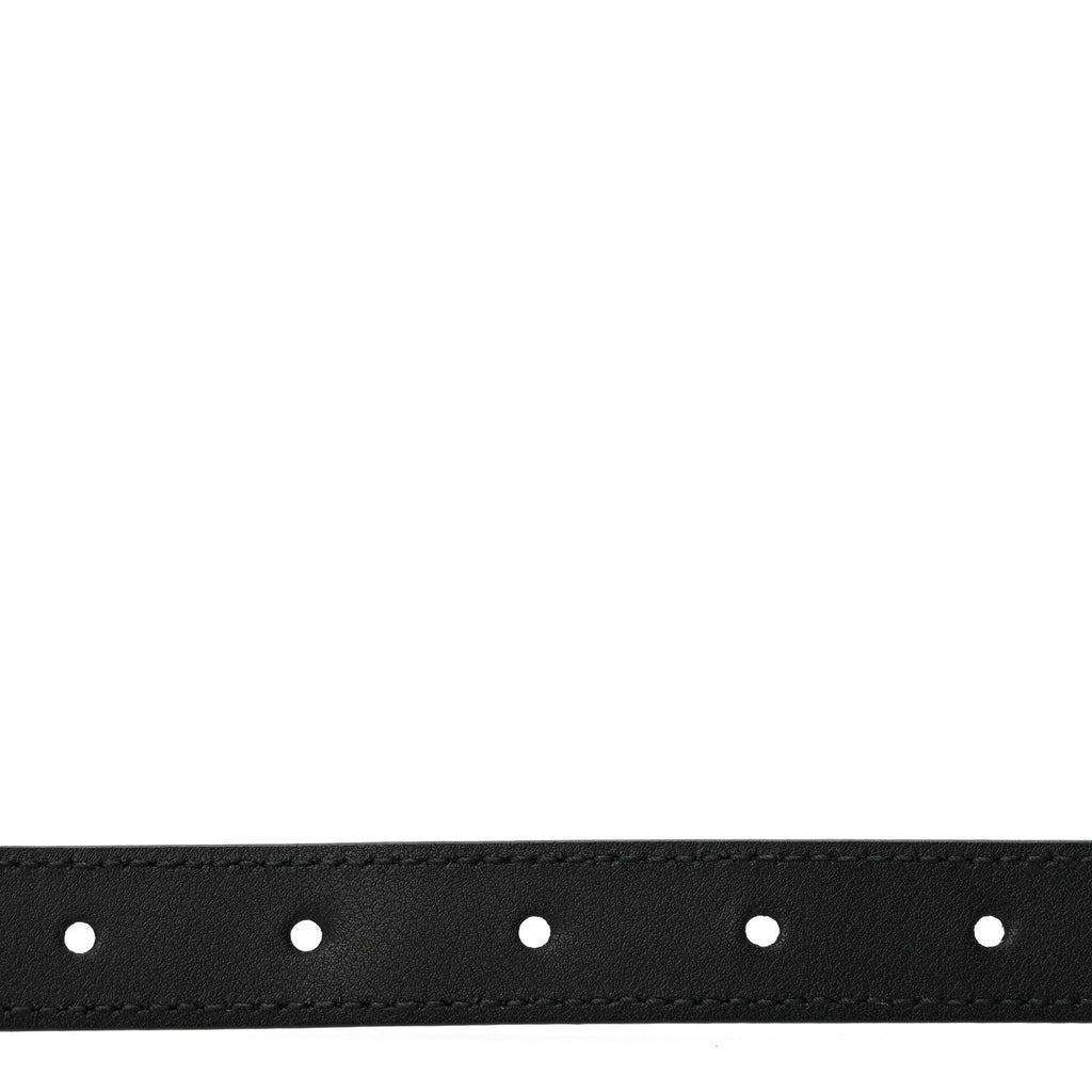 Calfskin Double G 20mm Belt 80 32 Black