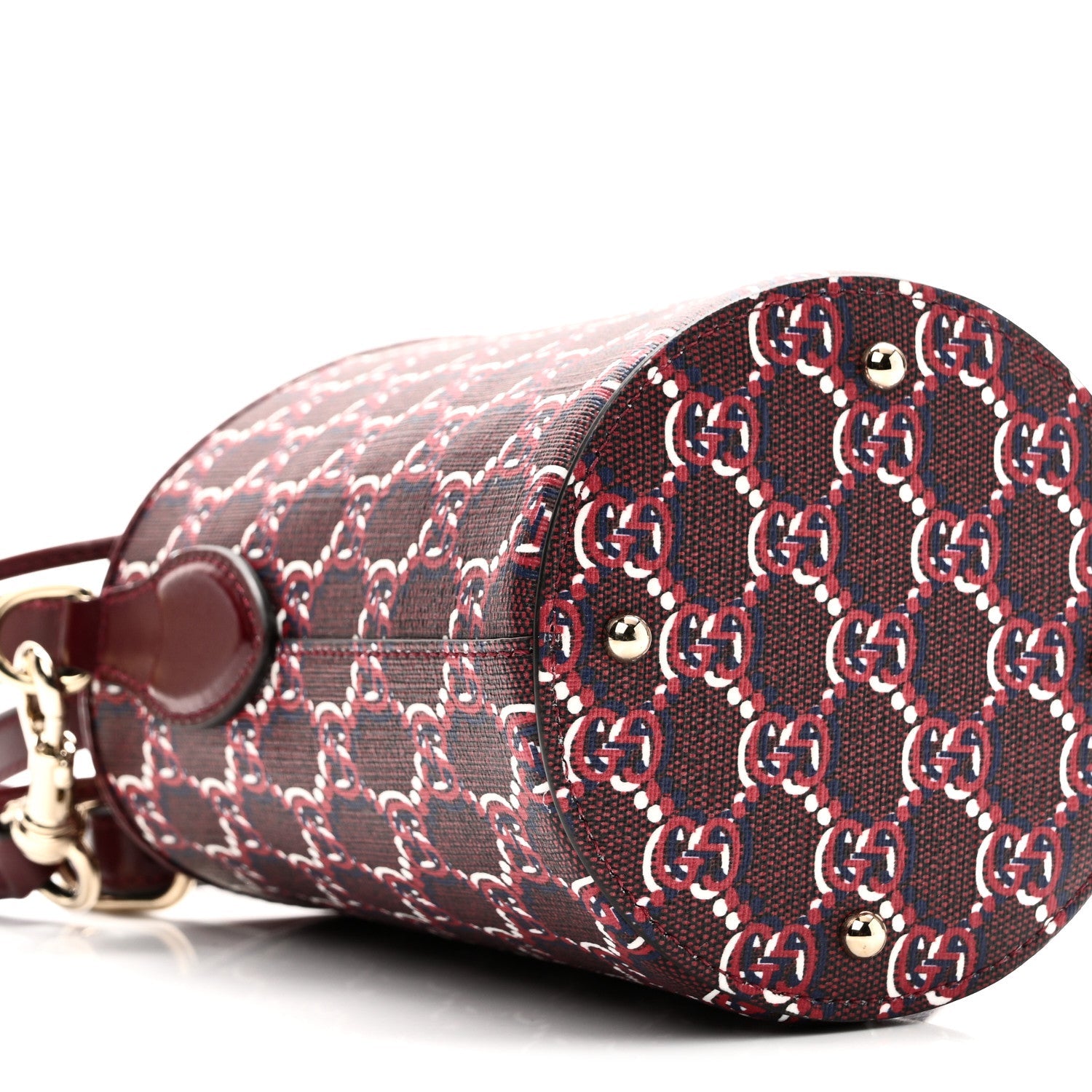 GG Shadow Monogram Mini Bucket Bag Rosso Ancora Red Rosso Ancora Red