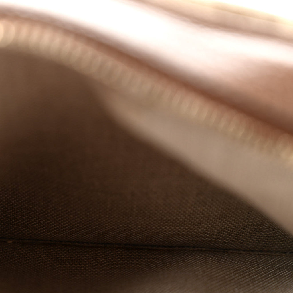 Monogram Mini Bree Messenger Bag Beige Tabacco