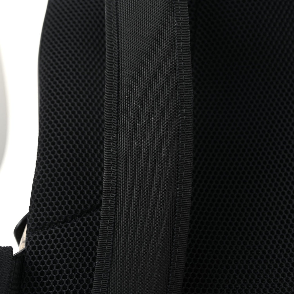 GG Supreme Monogram Medium Backpack Black