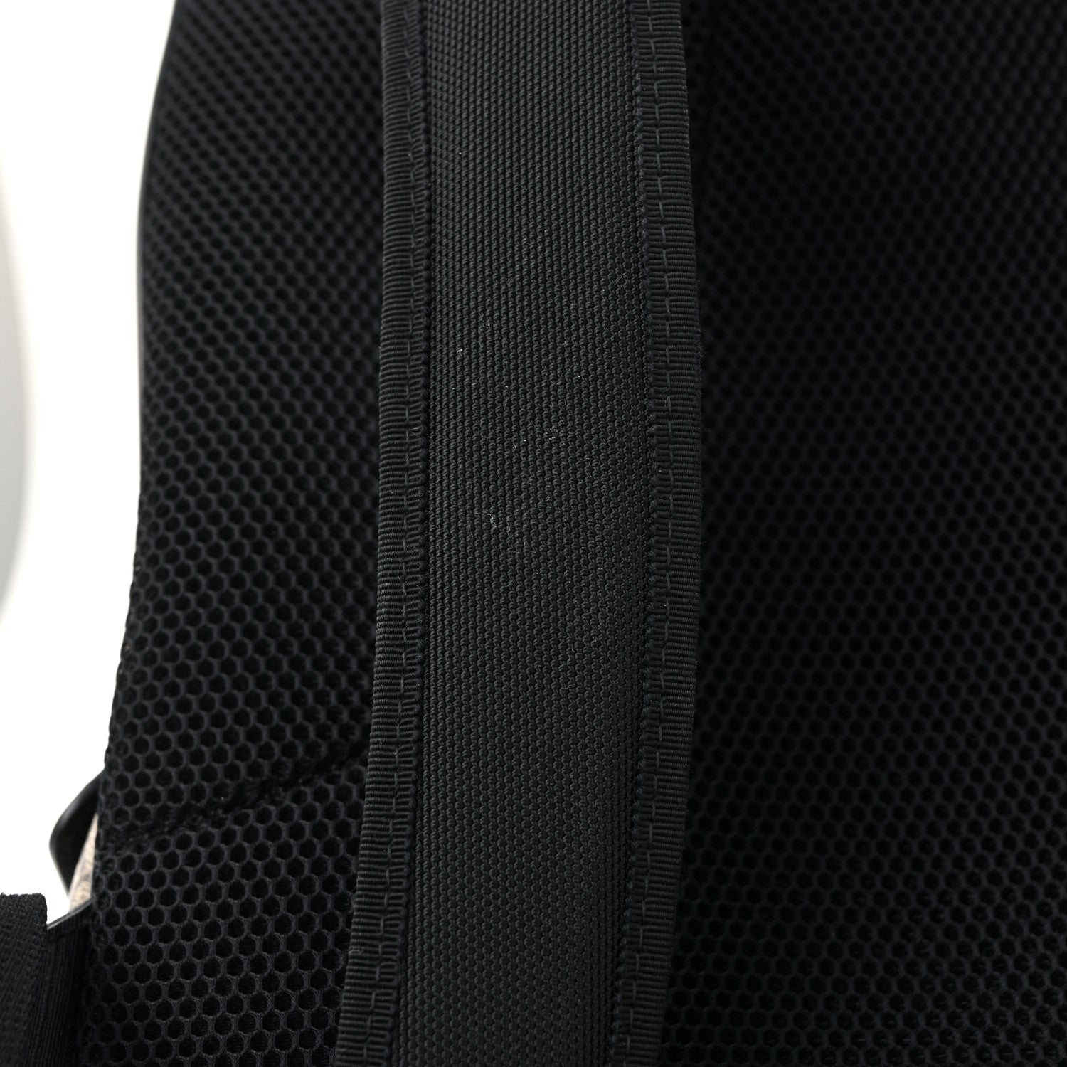 GG Supreme Monogram Medium Backpack Black