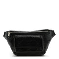 Calfskin GG Tennis Embossed Pocket Belt Bag Black