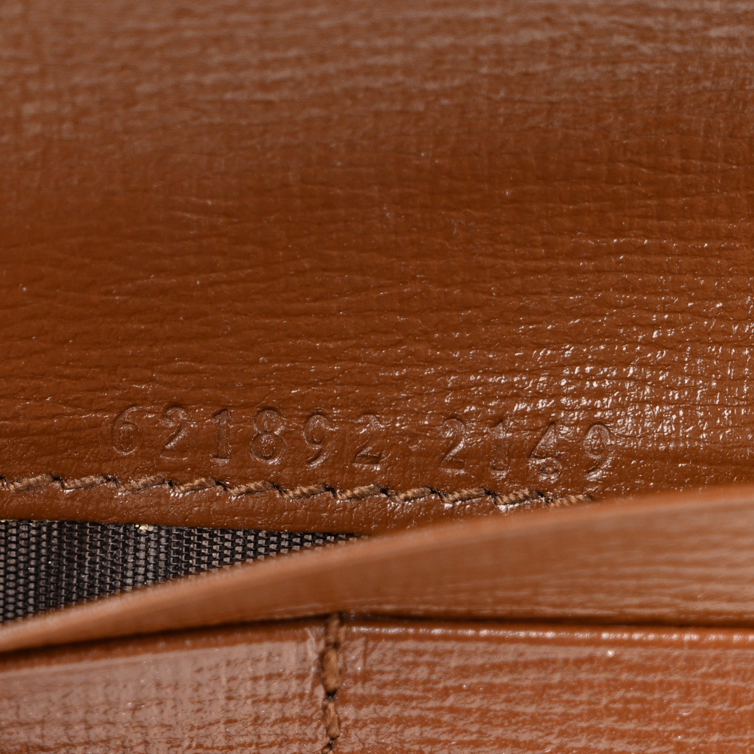 GG Supreme Monogram Azalea Calfskin Horsebit 1955 Wallet On Chain Beige Ebony Brown Sugar