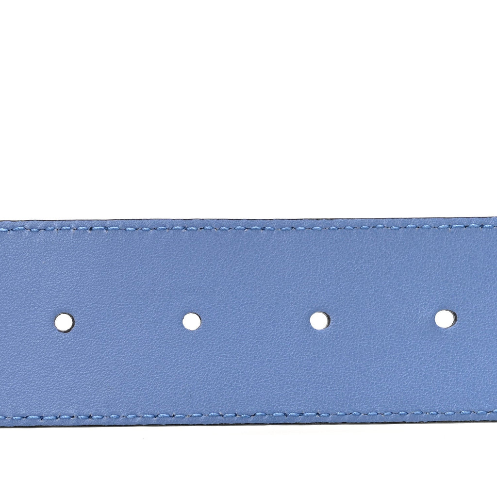 Calfskin Double G 40mm Belt 90 36 Clear Sky Blue