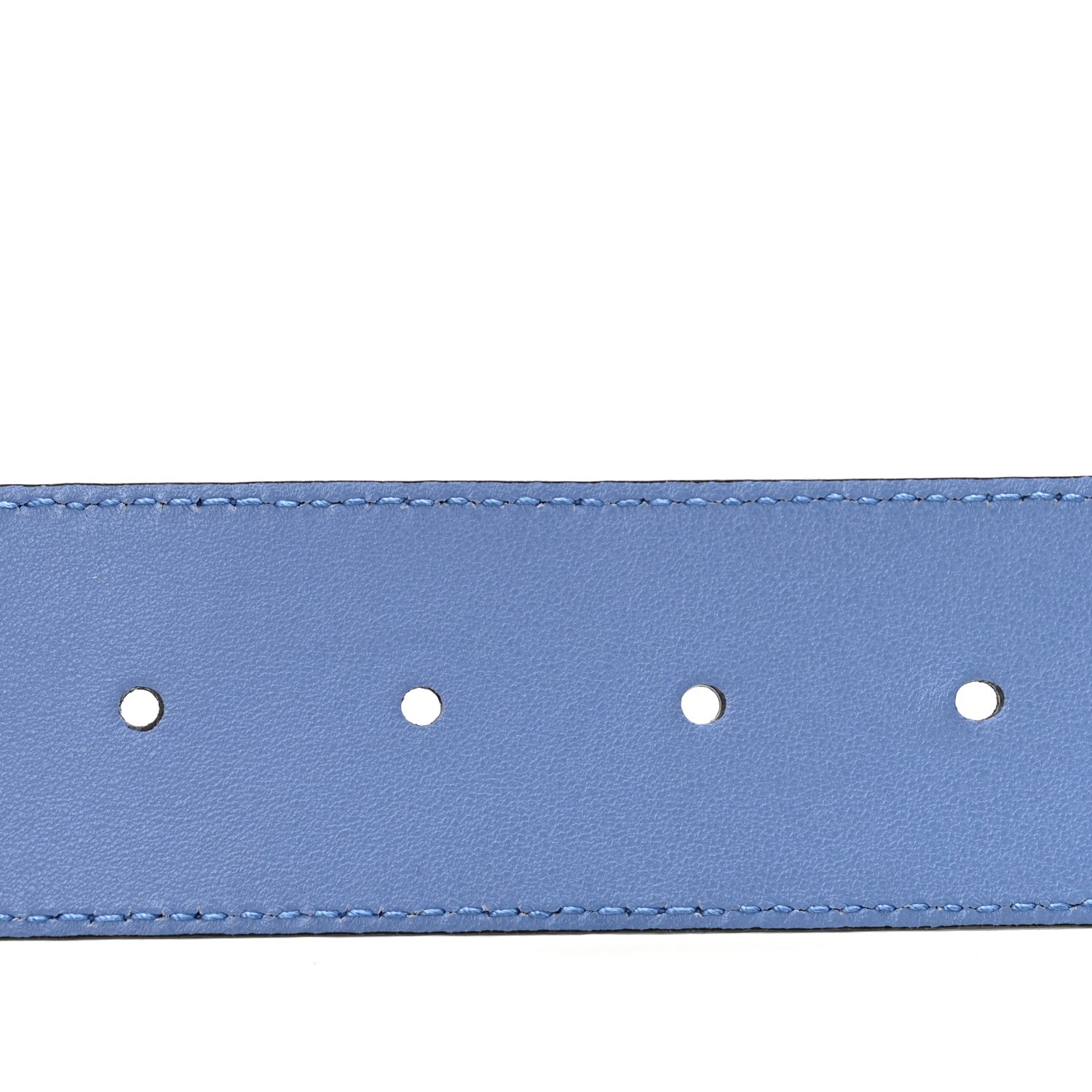 Calfskin Double G 40mm Belt 90 36 Clear Sky Blue