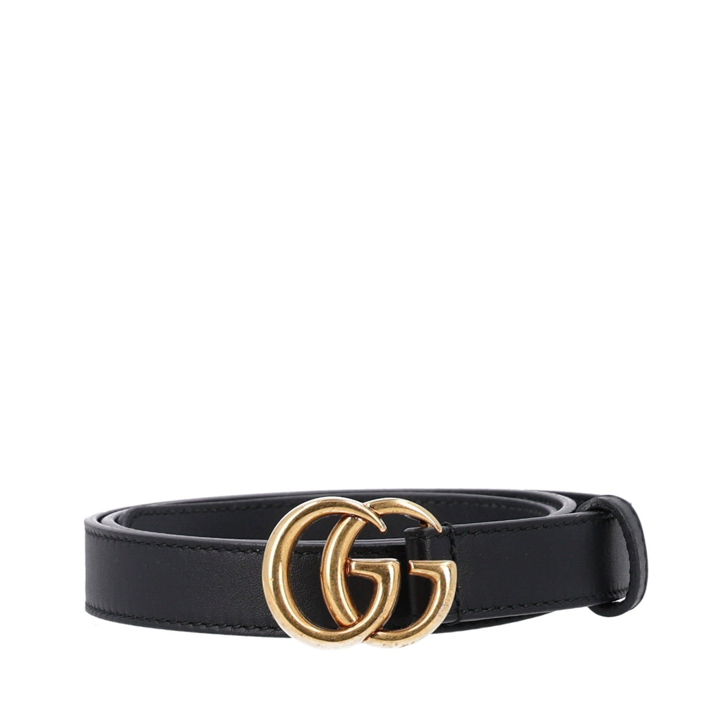 Calfskin Double G 20mm Belt 75 30 Black