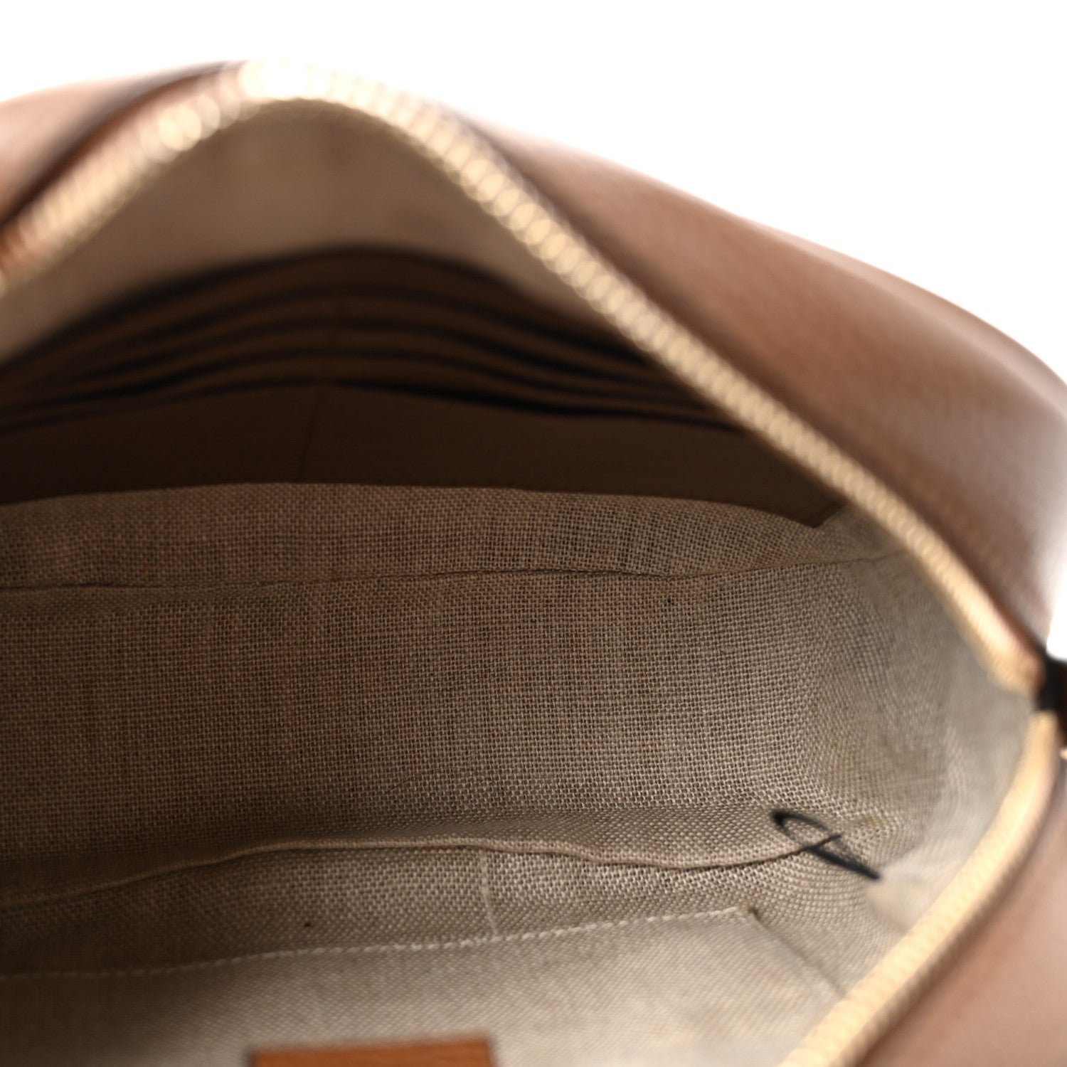 Monogram Mini Bree Messenger Bag Beige Tabacco
