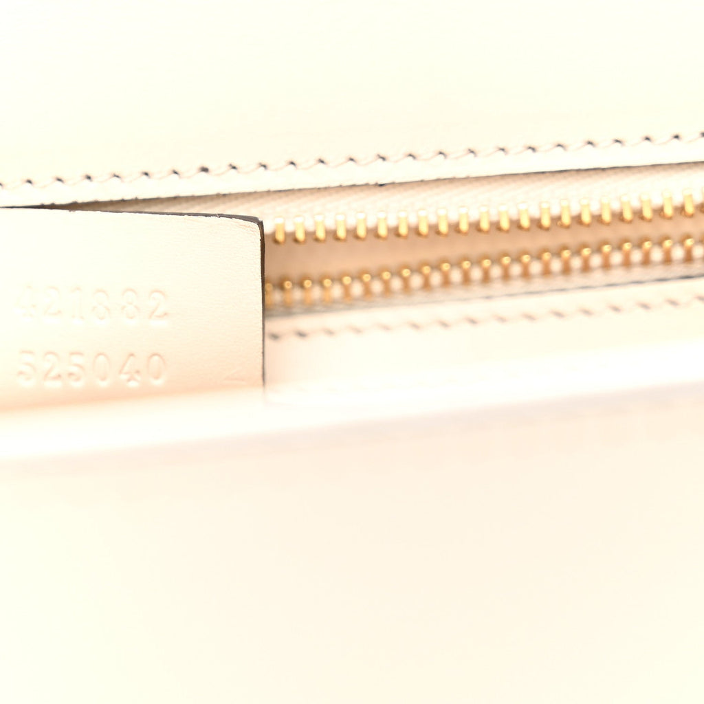Calfskin Small Sylvie Shoulder Bag Off White