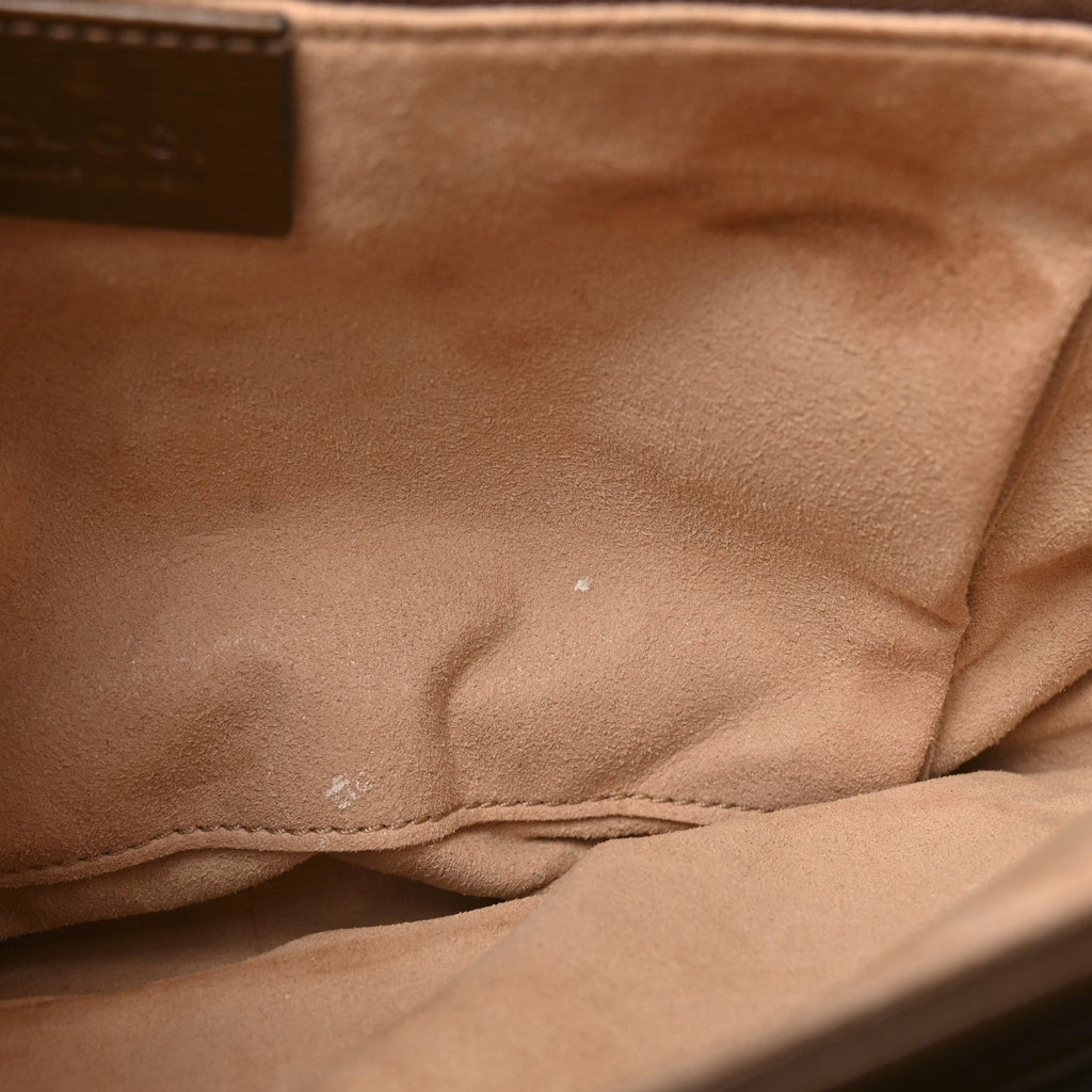 Azalea Calfskin Horsebit 1955 Shoulder Bag Brown Sugar