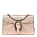 Metallic Lizard Super Mini Dionysus Bag Rame