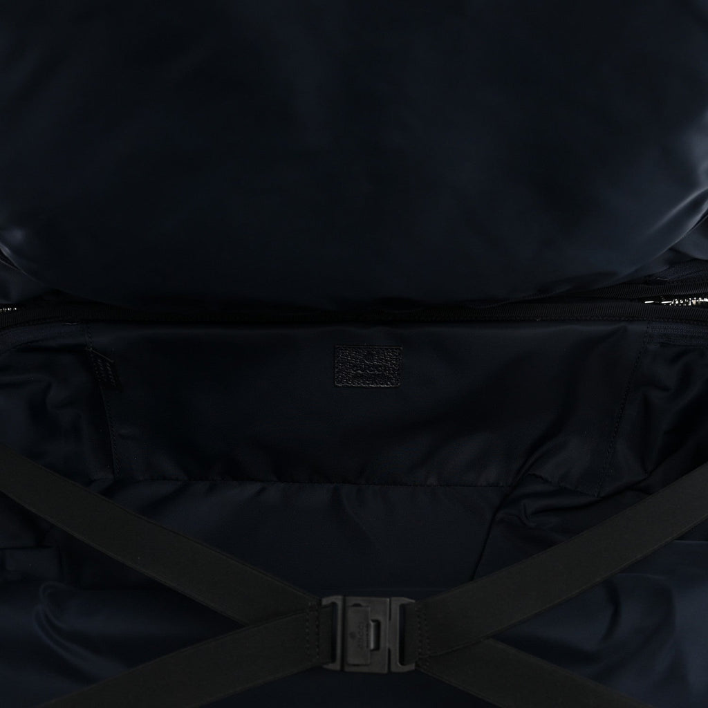 GG Supreme Monogram Textured Dollar Calfskin Web Small Savoy Cabin Trolley Beige Blue