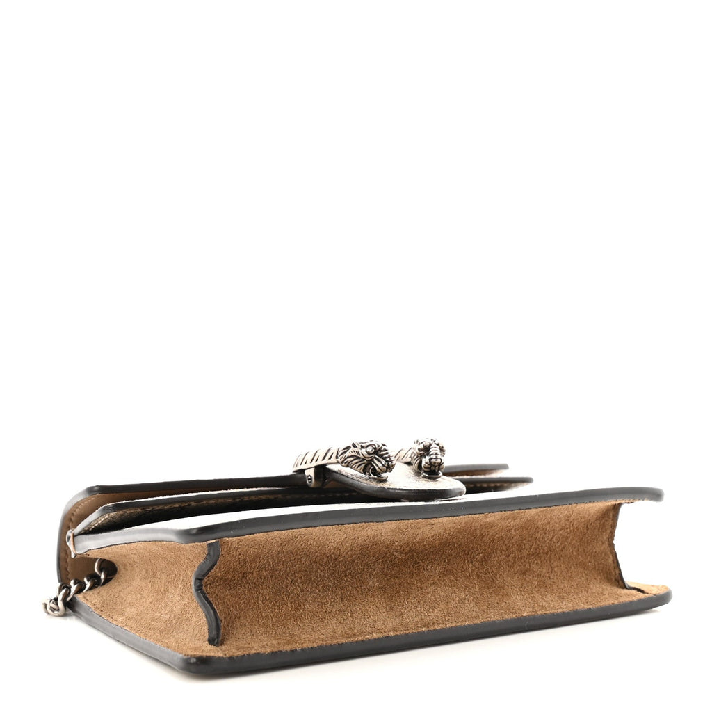 GG Supreme Monogram Super Mini Dionysus Shoulder Bag Taupe