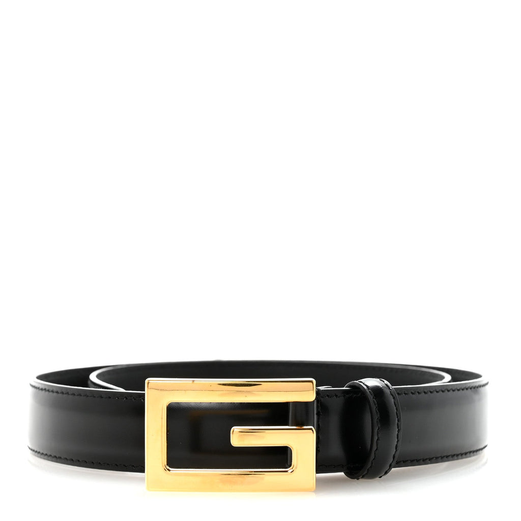 Calfskin Icaro G Cube 25mm Belt 75 30 Black