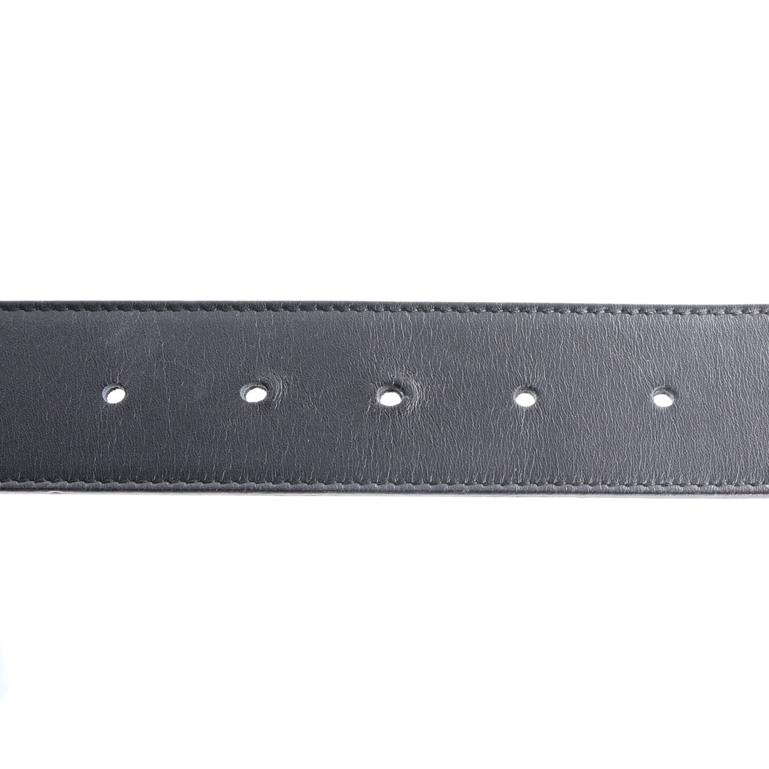 Moon Calfskin Torchon Double G 40mm Belt 90 36 Black
