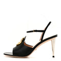 Malaga Kid Blondie 85mm Slingback Sandals 39.5 Black