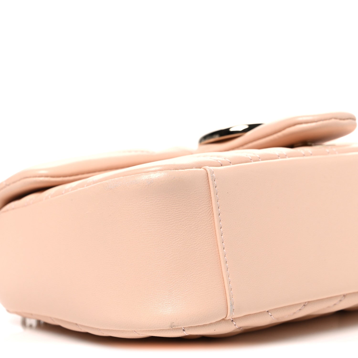 Lambskin Matelasse Medium GG Marmont Shoulder Bag Light Pink