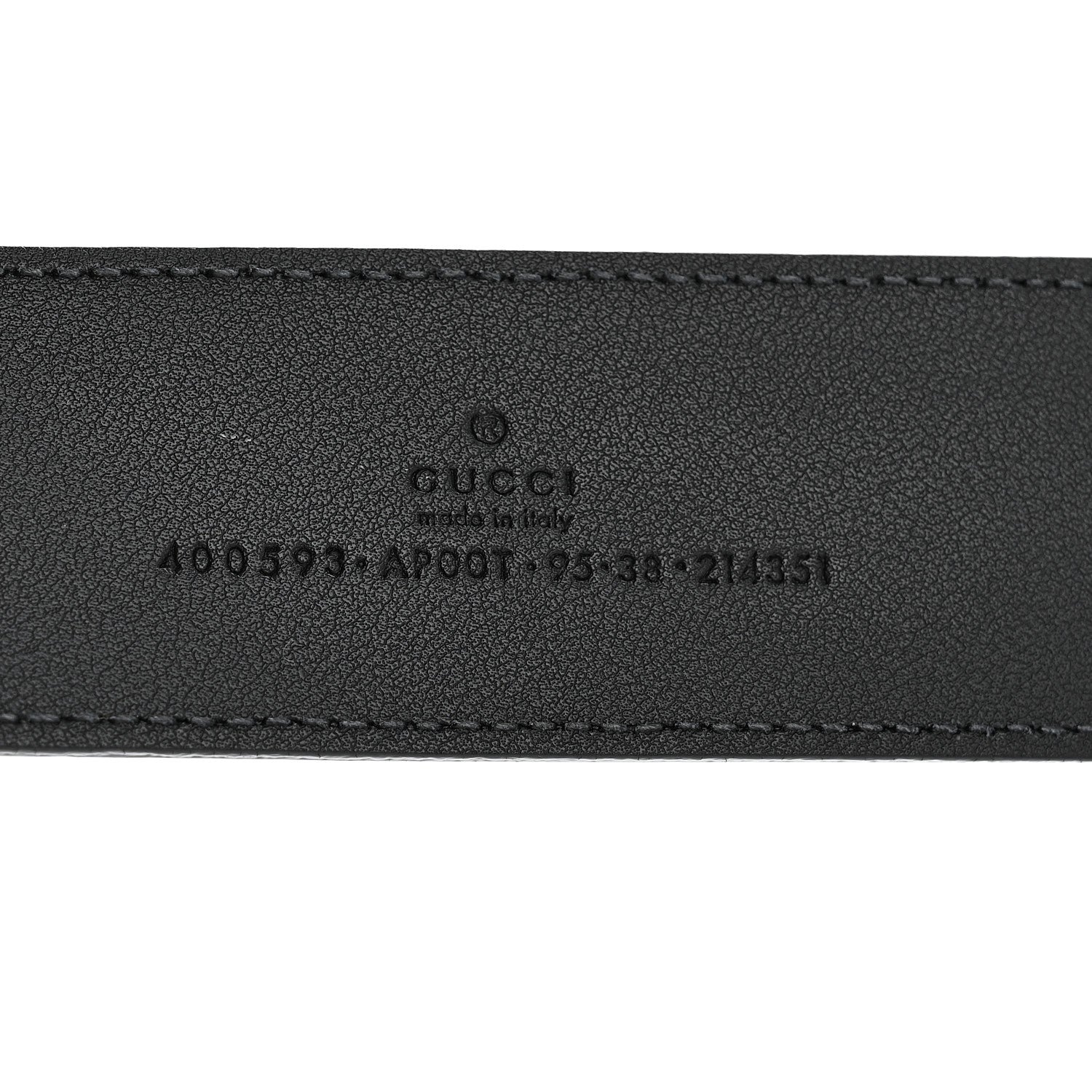 Calfskin Double G 40mm Belt 95 38 Black