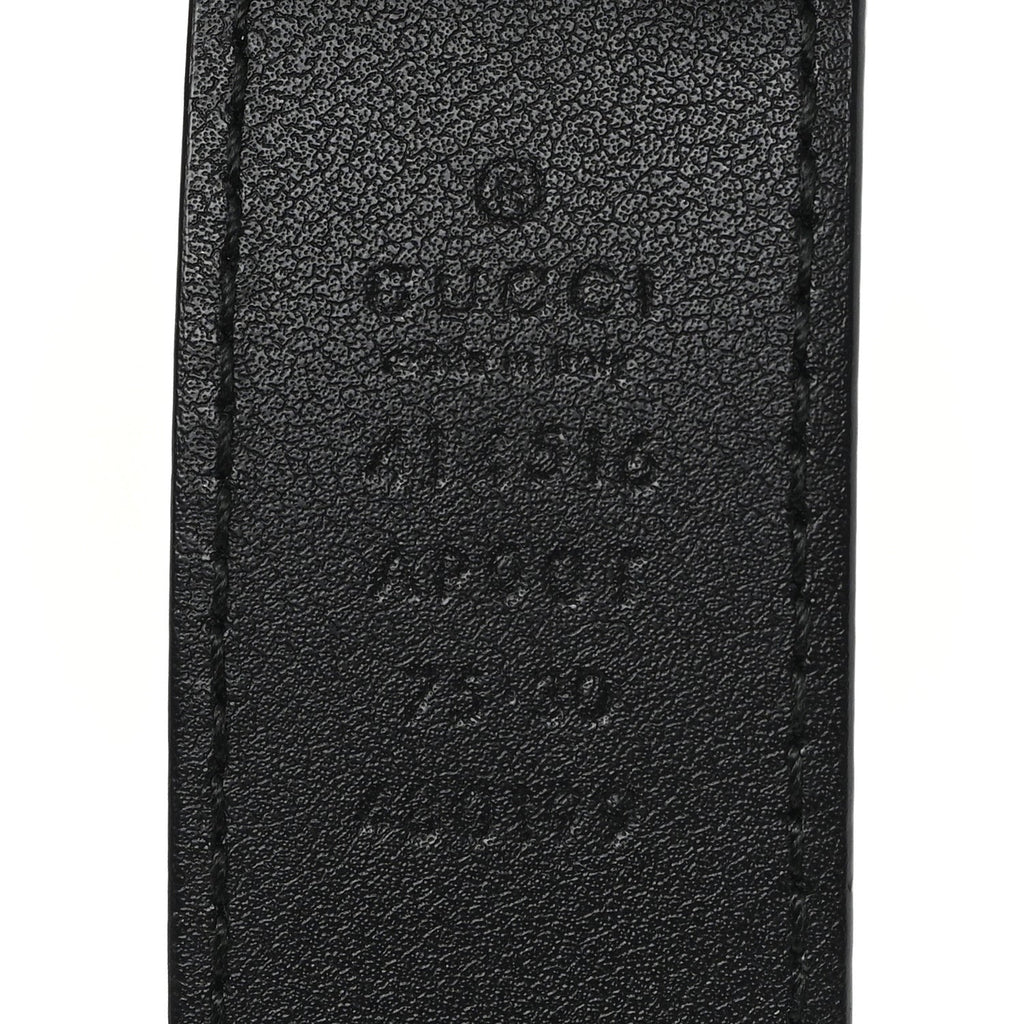Calfskin Double G 30mm Belt 75 30 Black