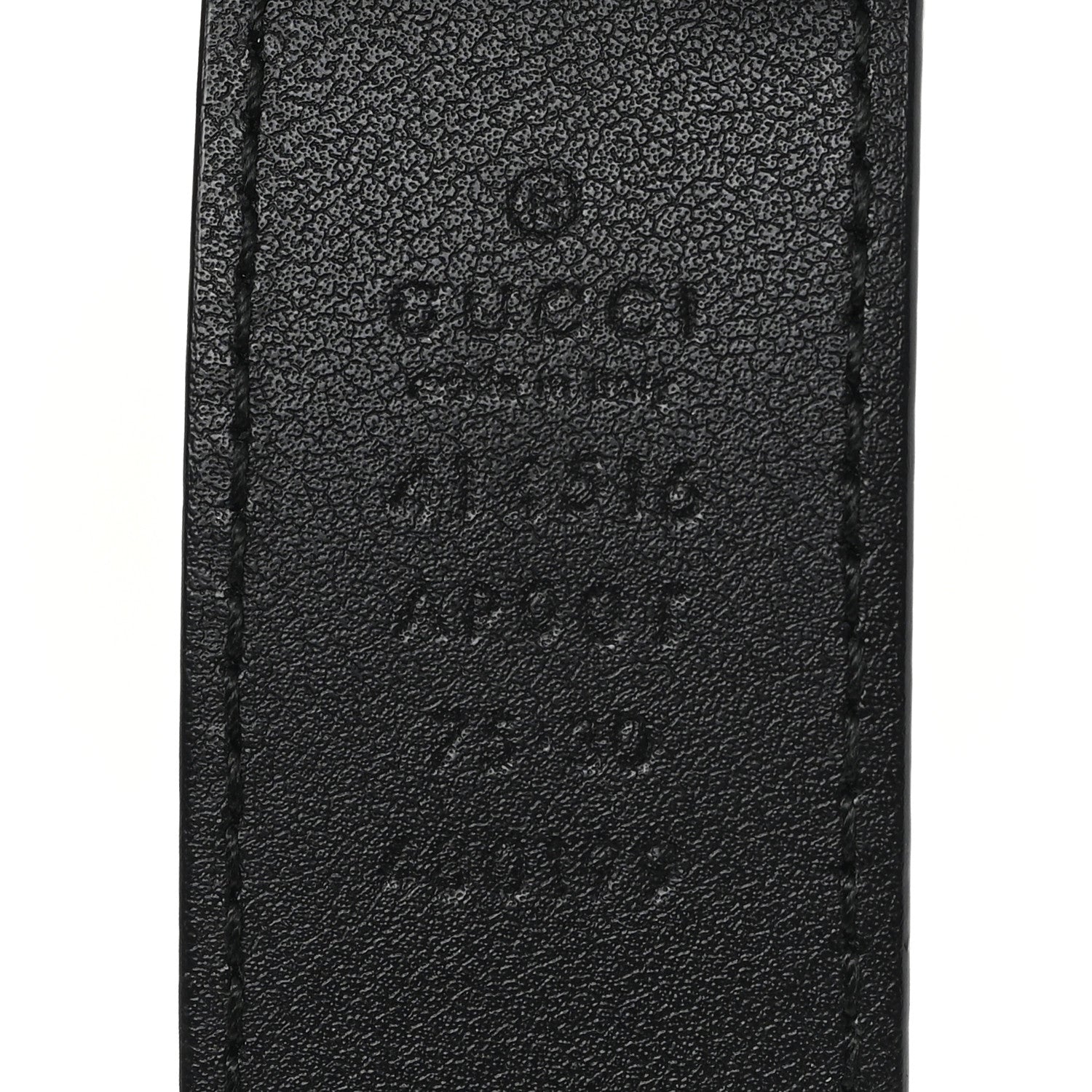 Calfskin Double G 30mm Belt 75 30 Black
