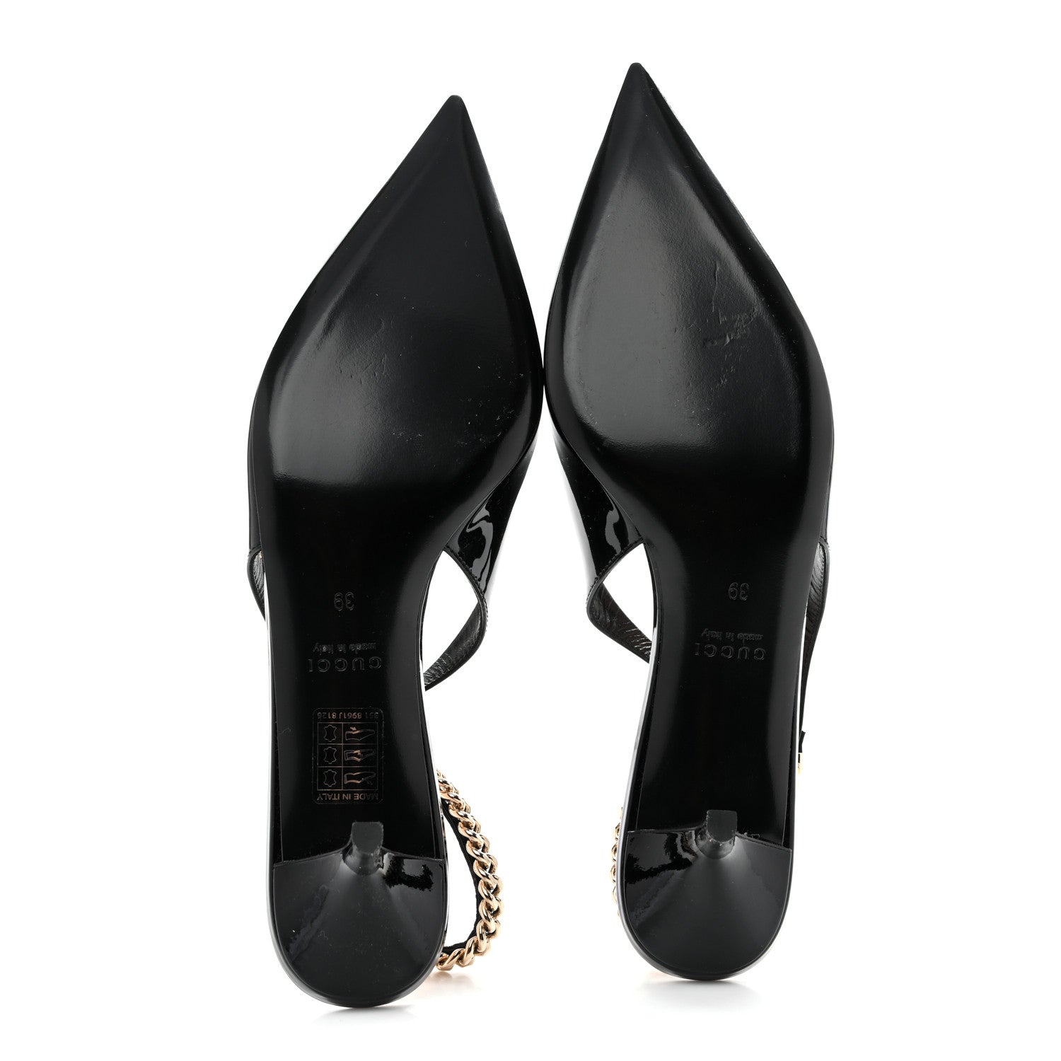 Patent Signoria 35mm Slingback Pumps 39 Black
