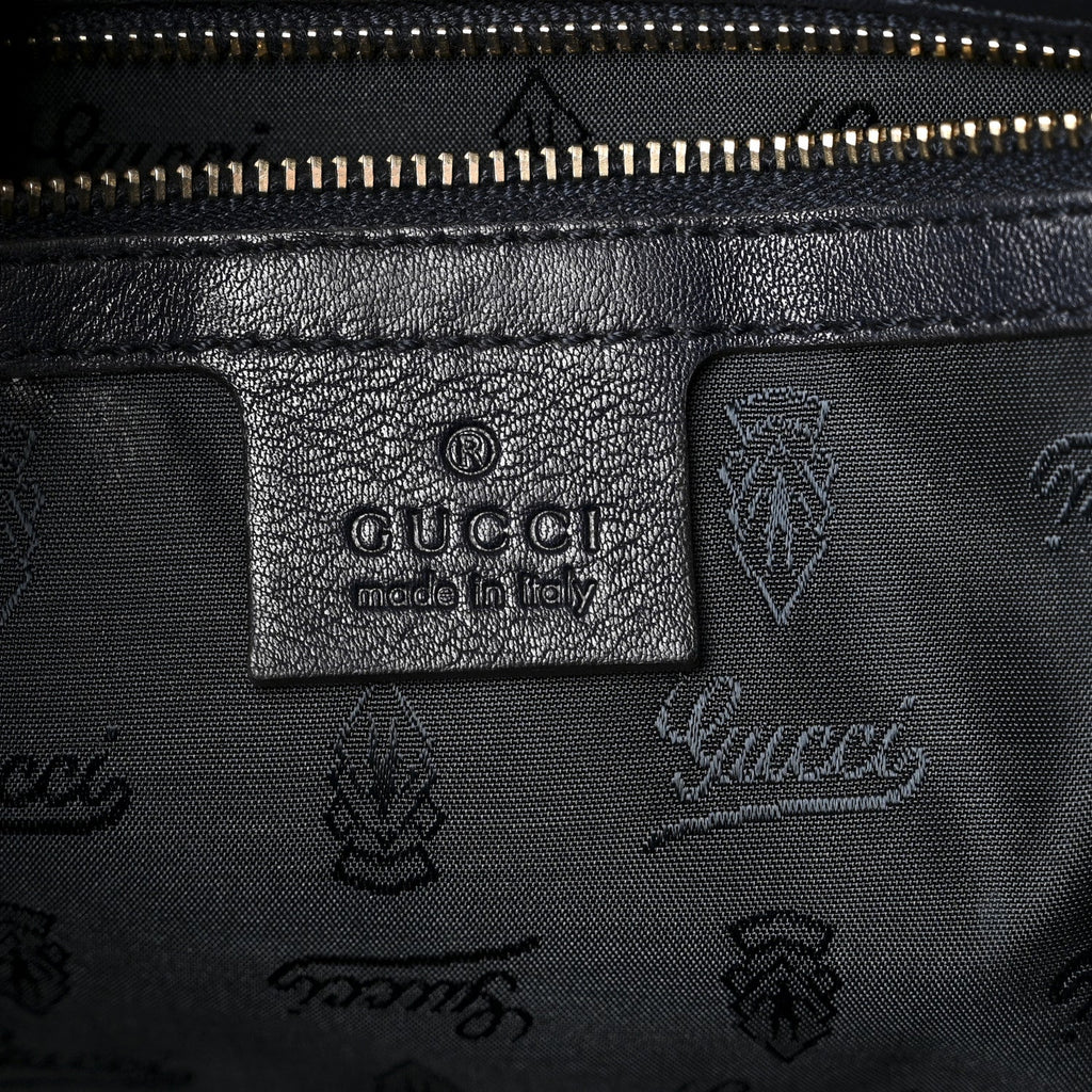 Crystal Monogram Hysteria Tote Navy Blue