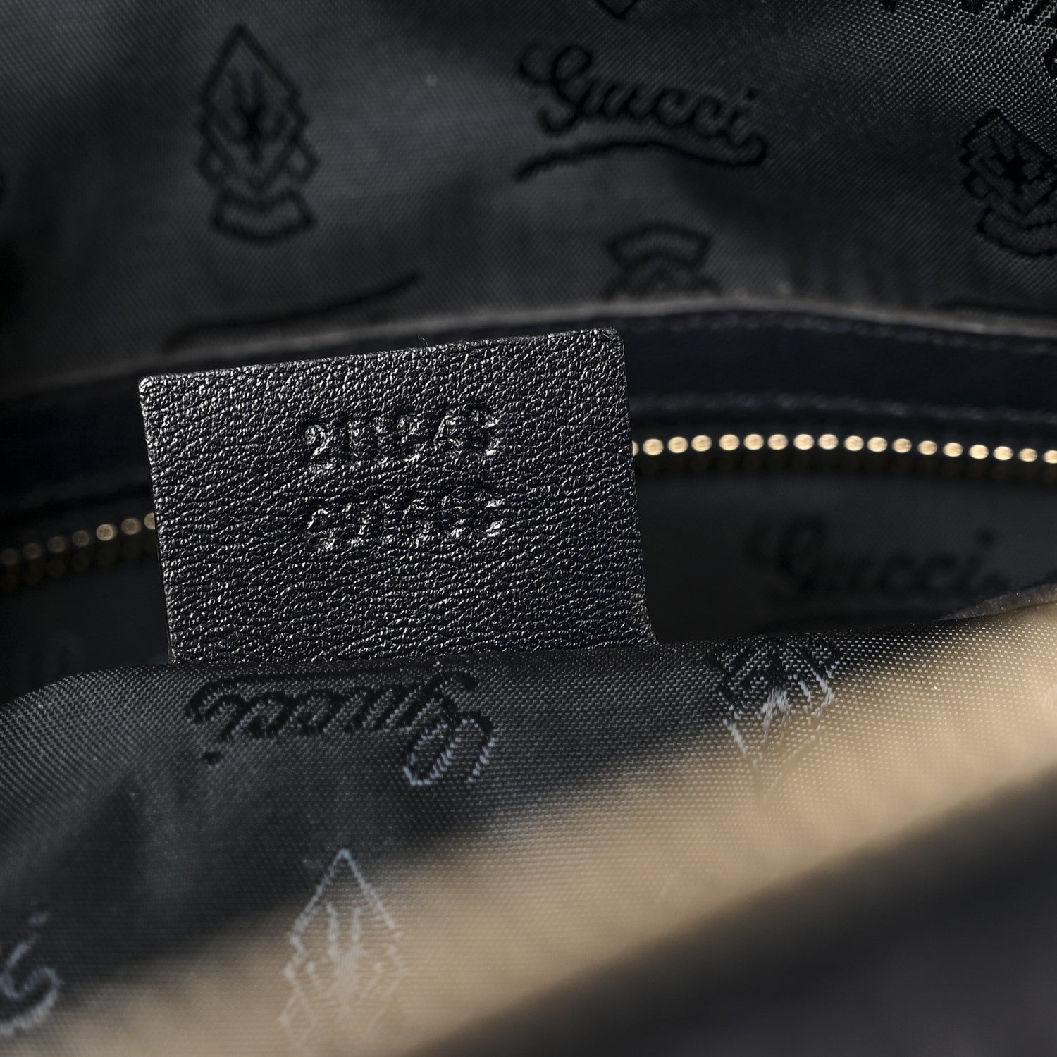 Crystal Monogram Hysteria Tote Navy Blue