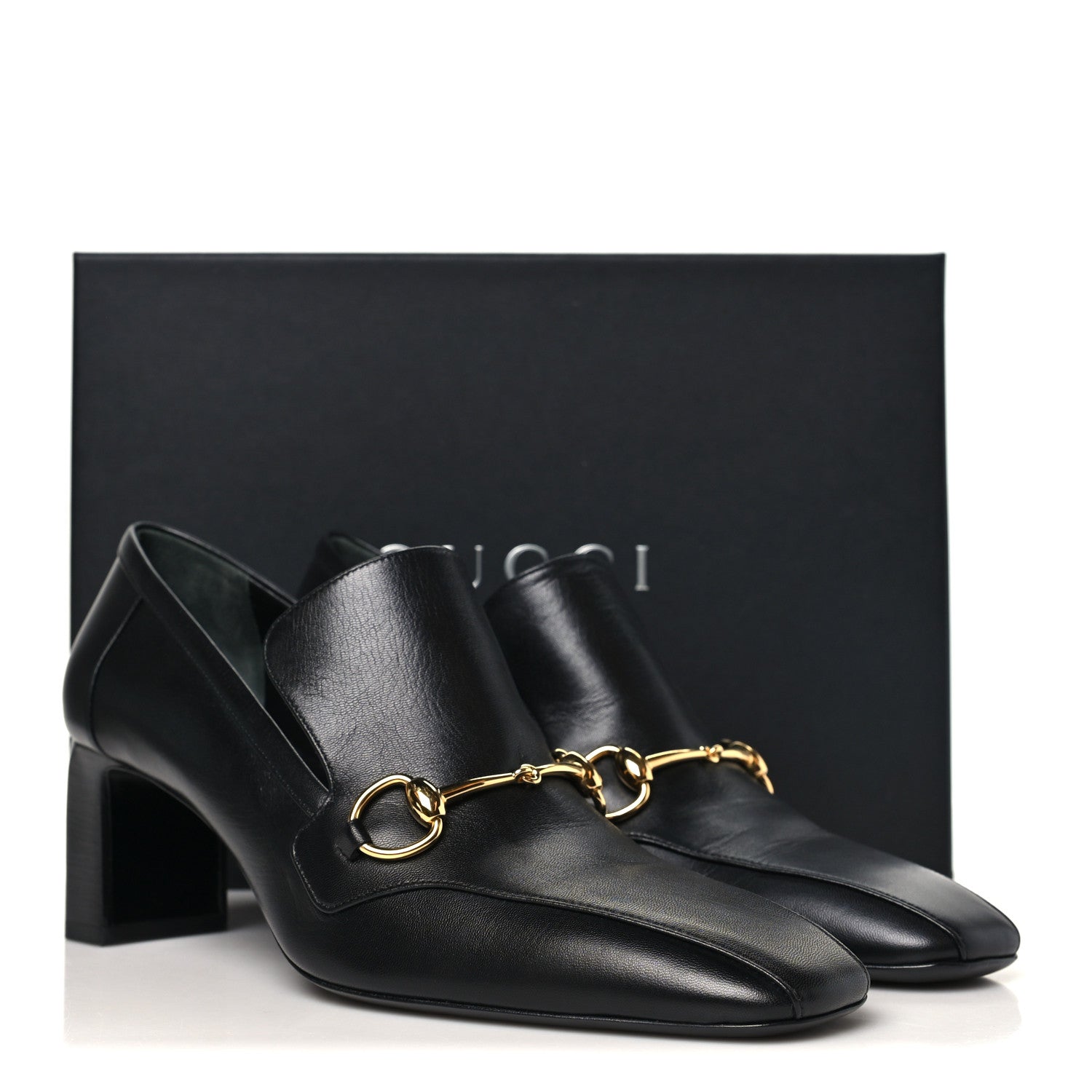 Malaga Kid Horsebit 75mm Pumps 39 Black