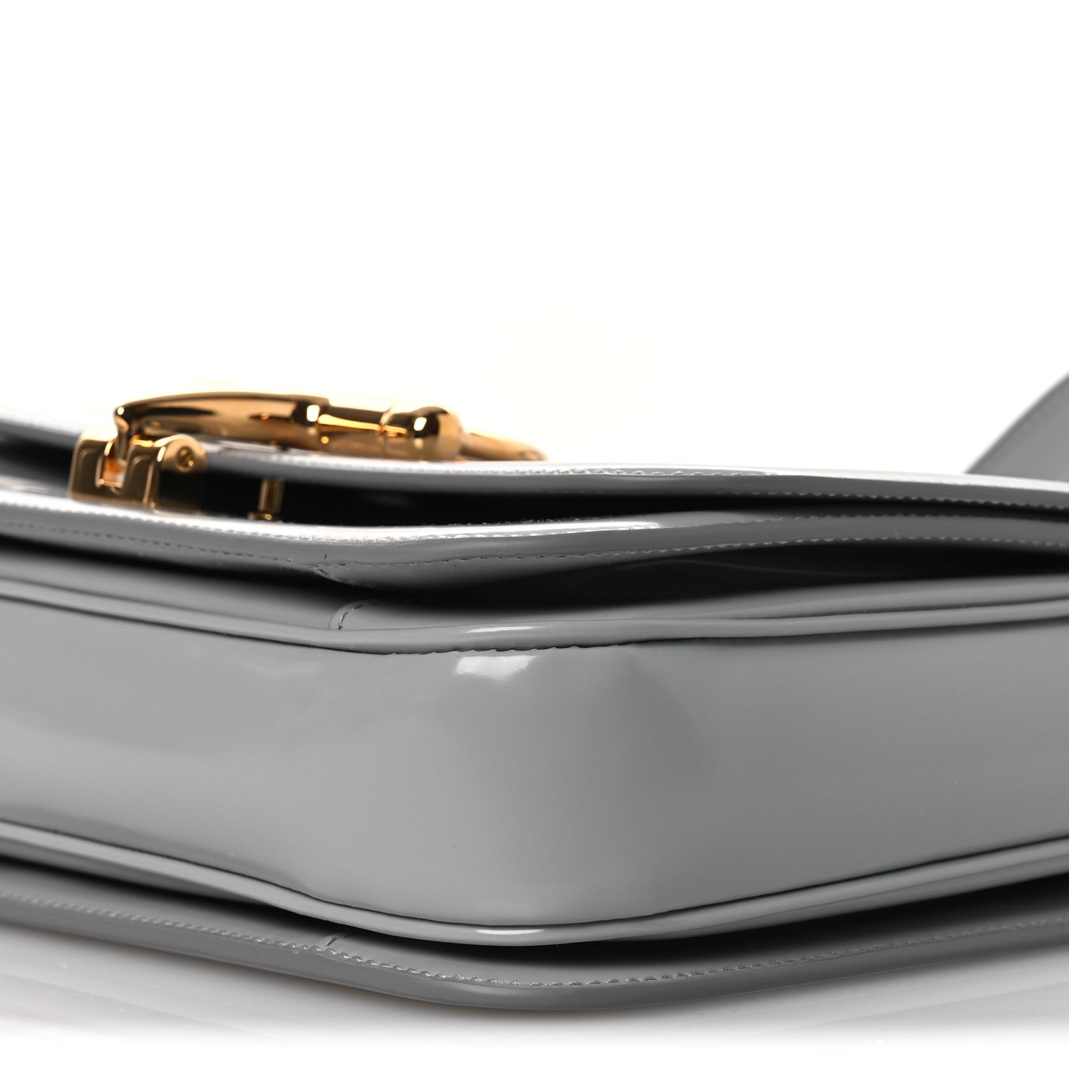 Calfskin Siena Small Shoulder Bag Grey