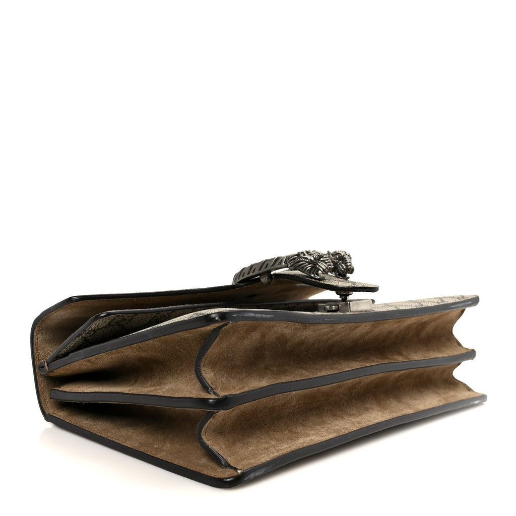 GG Supreme Monogram Small Dionysus Shoulder Bag Taupe