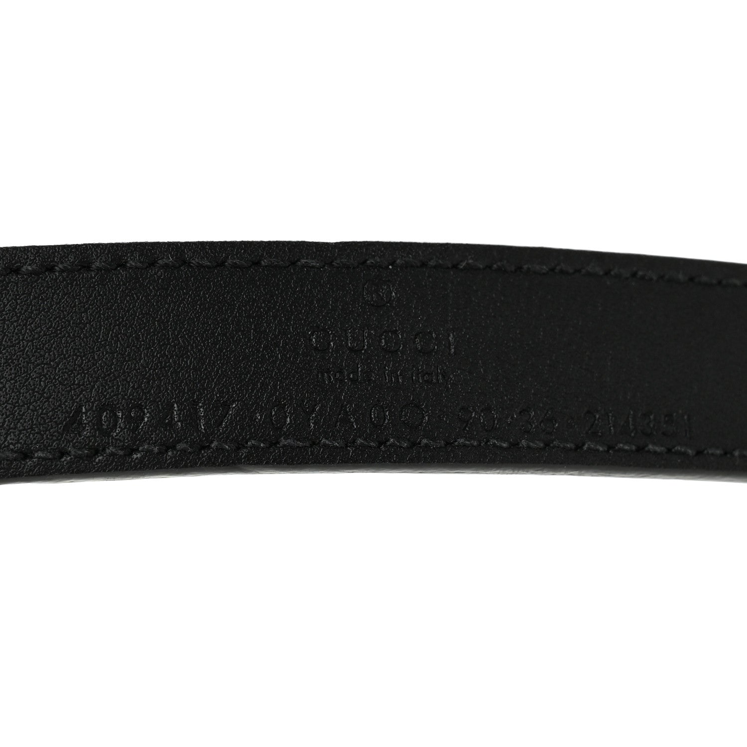 Calfskin Double G 90 36 Belt Black