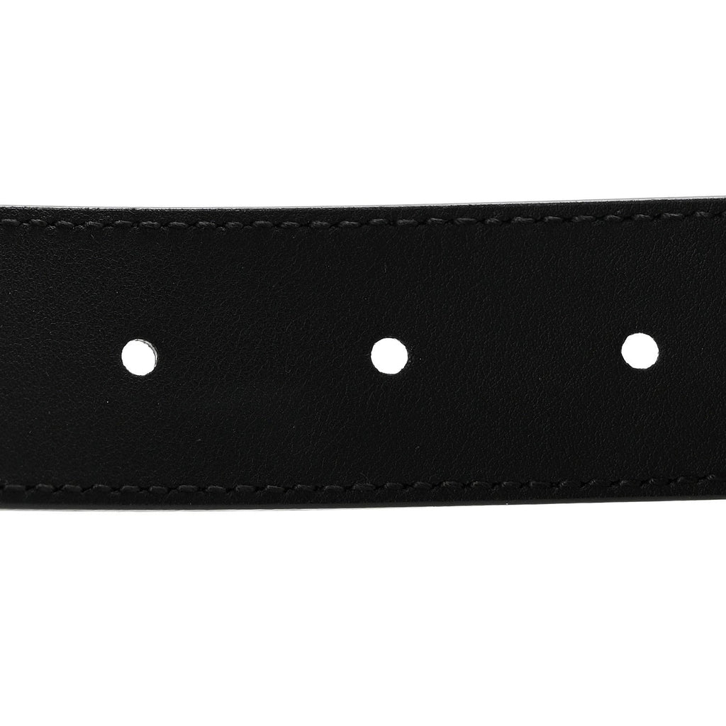 Calfskin Double G 30mm Belt 80 32 Black