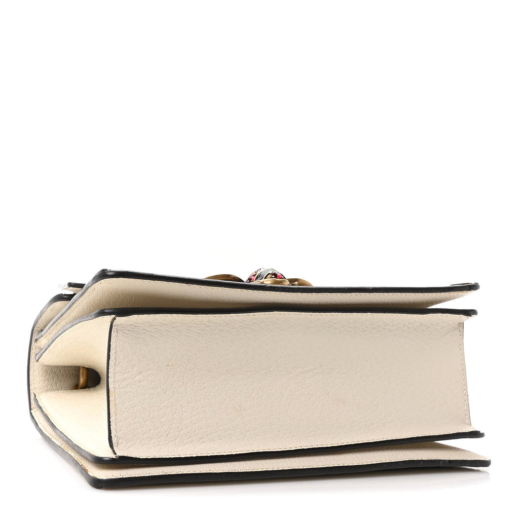GG Supreme Monogram Small Queen Margaret Top Handle Bag White