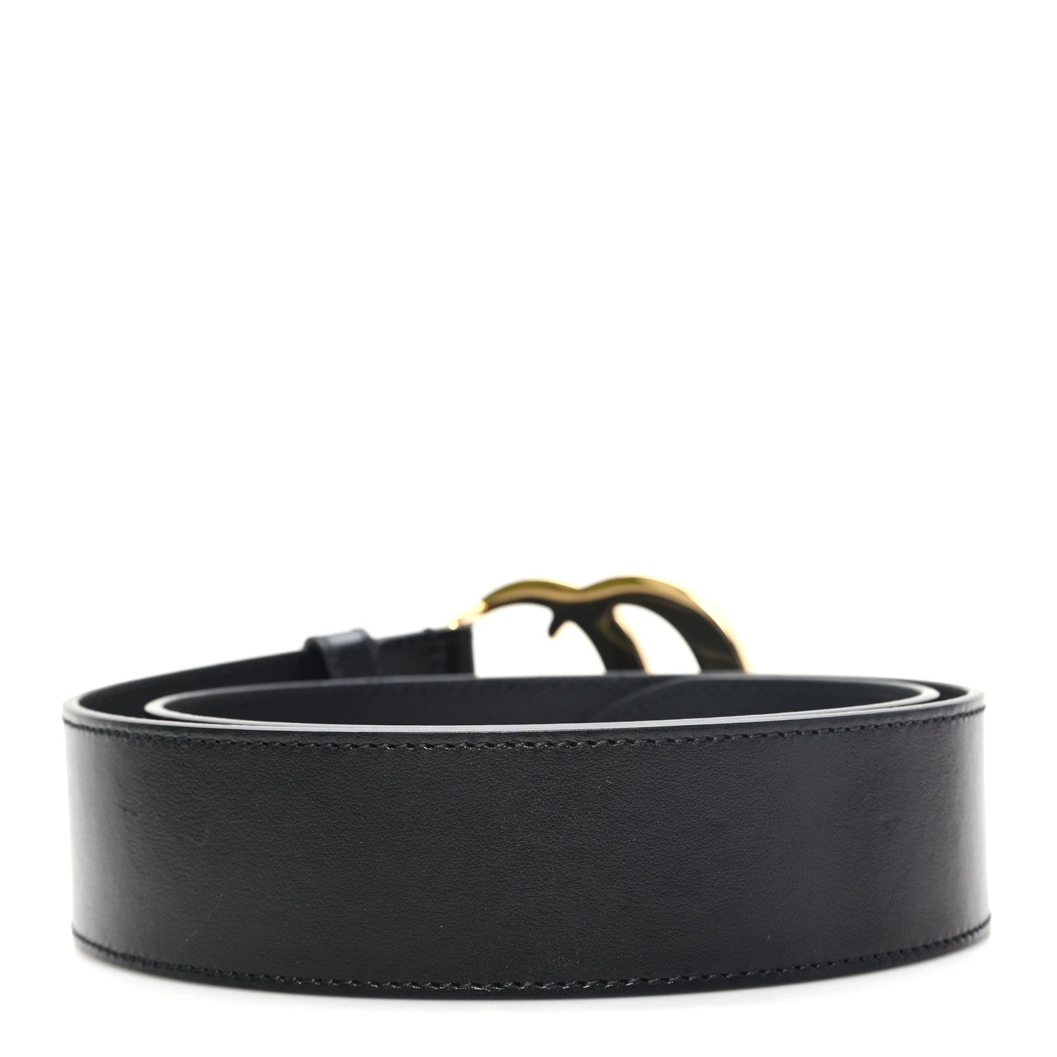 Plutone Calfskin Double G 40mm Belt 75 30 Black