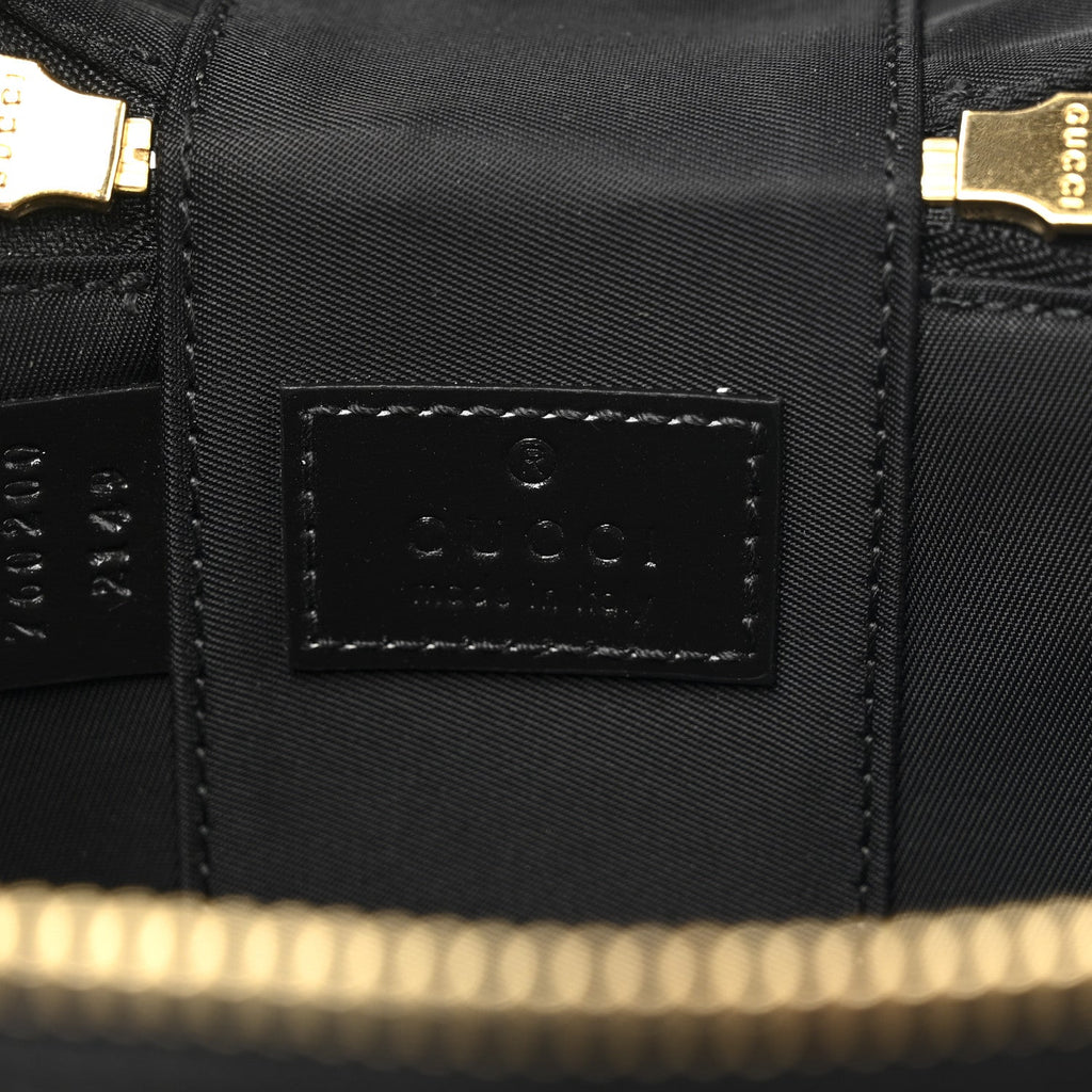 Calfskin Mini Bamboo Top Handle Shoulder Bag Black