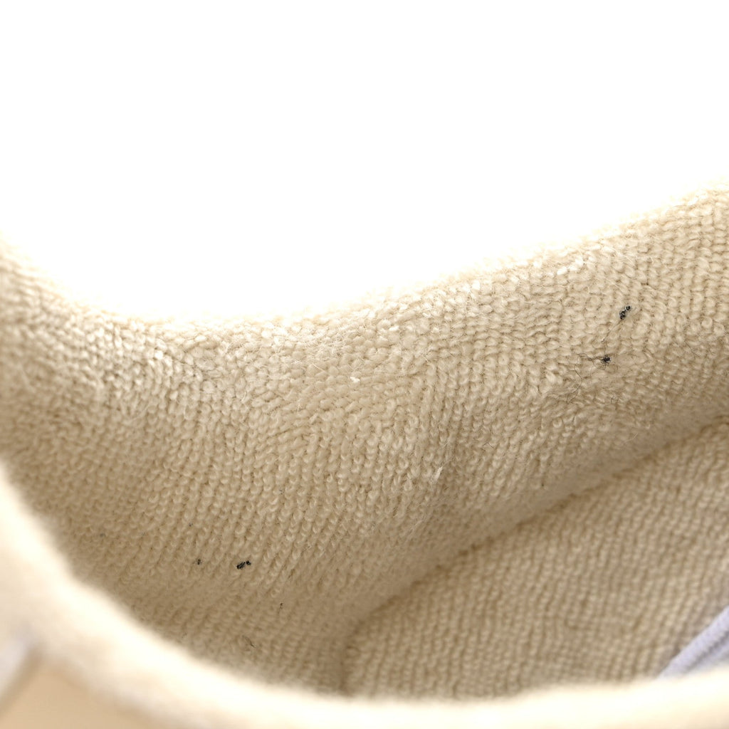Nylon Nubuck Web Womens Screener Sneakers 37 Mystic White Dusty Milk