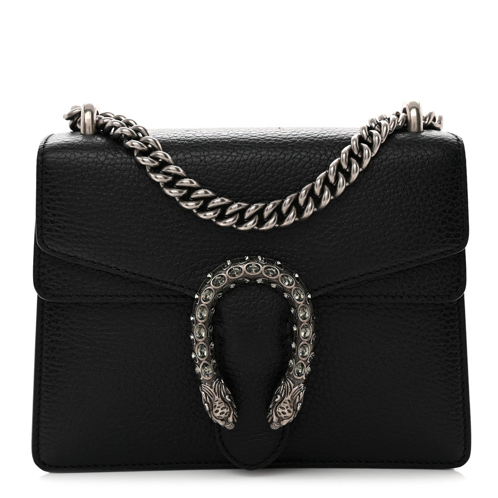 Calfskin Mini Dionysus Shoulder Bag Black