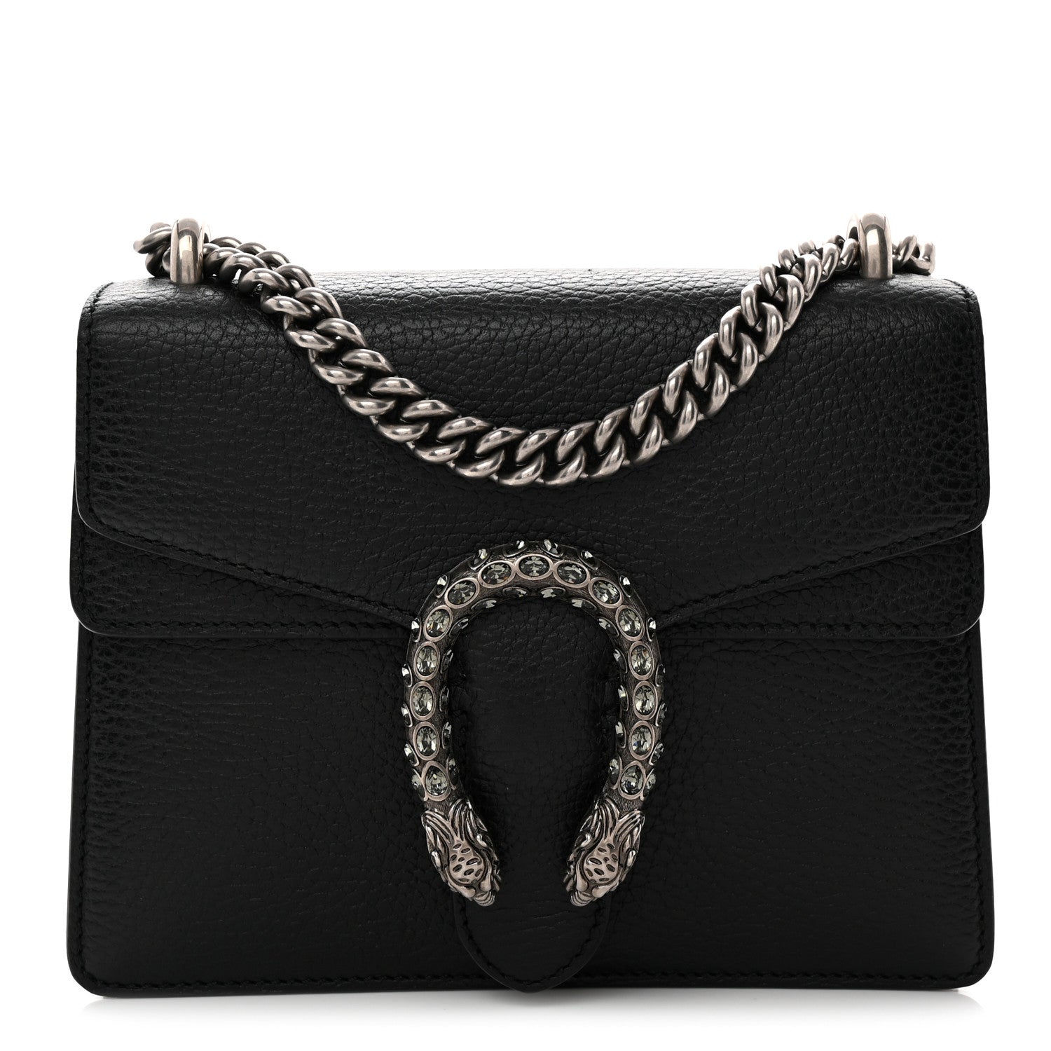 Calfskin Mini Dionysus Shoulder Bag Black