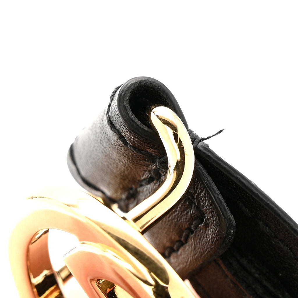Ciny Lux Calfskin Blondie 20mm Belt 70 28 Black