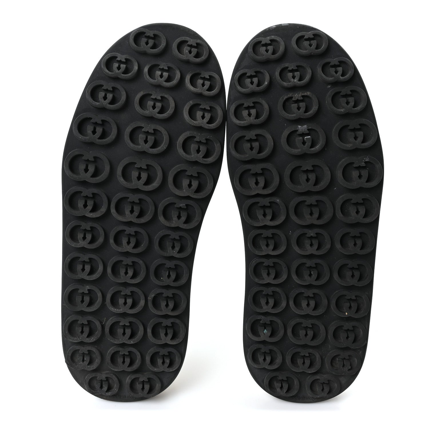 GG Monogram Jacquard Womens 1977 Tennis Platform 52mm Sneakers 36.5 Black Mystic White
