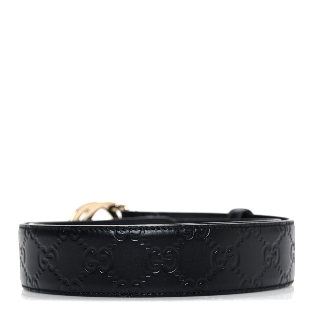 Calfskin Interlocking G 37mm Belt 85 34 Black