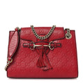 Guccissima Small Emily Shoulder Bag Red