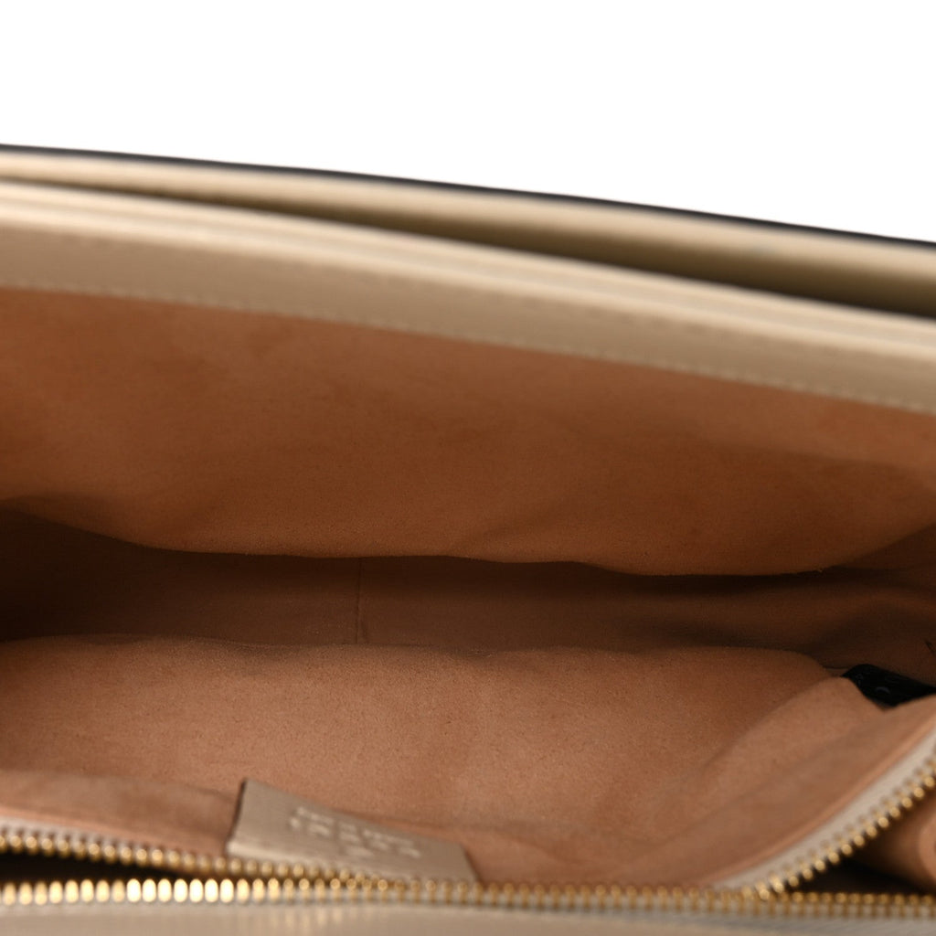 Azalea Calfskin Horsebit 1955 Shoulder Bag Mystic White