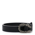 Moon Calfskin Crystal Dionysus 30mm Belt 90 36 Black Black Diamond
