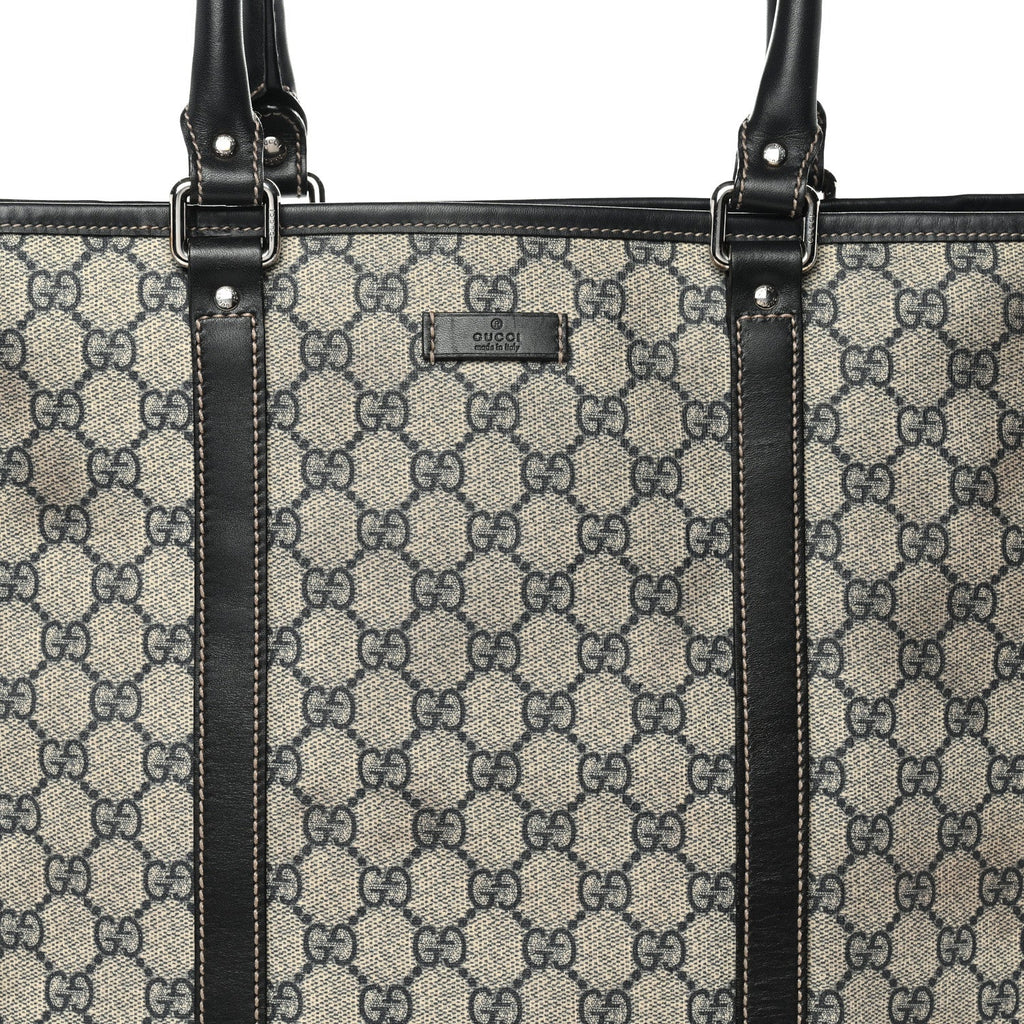GG Plus Monogram Joy Vertical Tote Navy