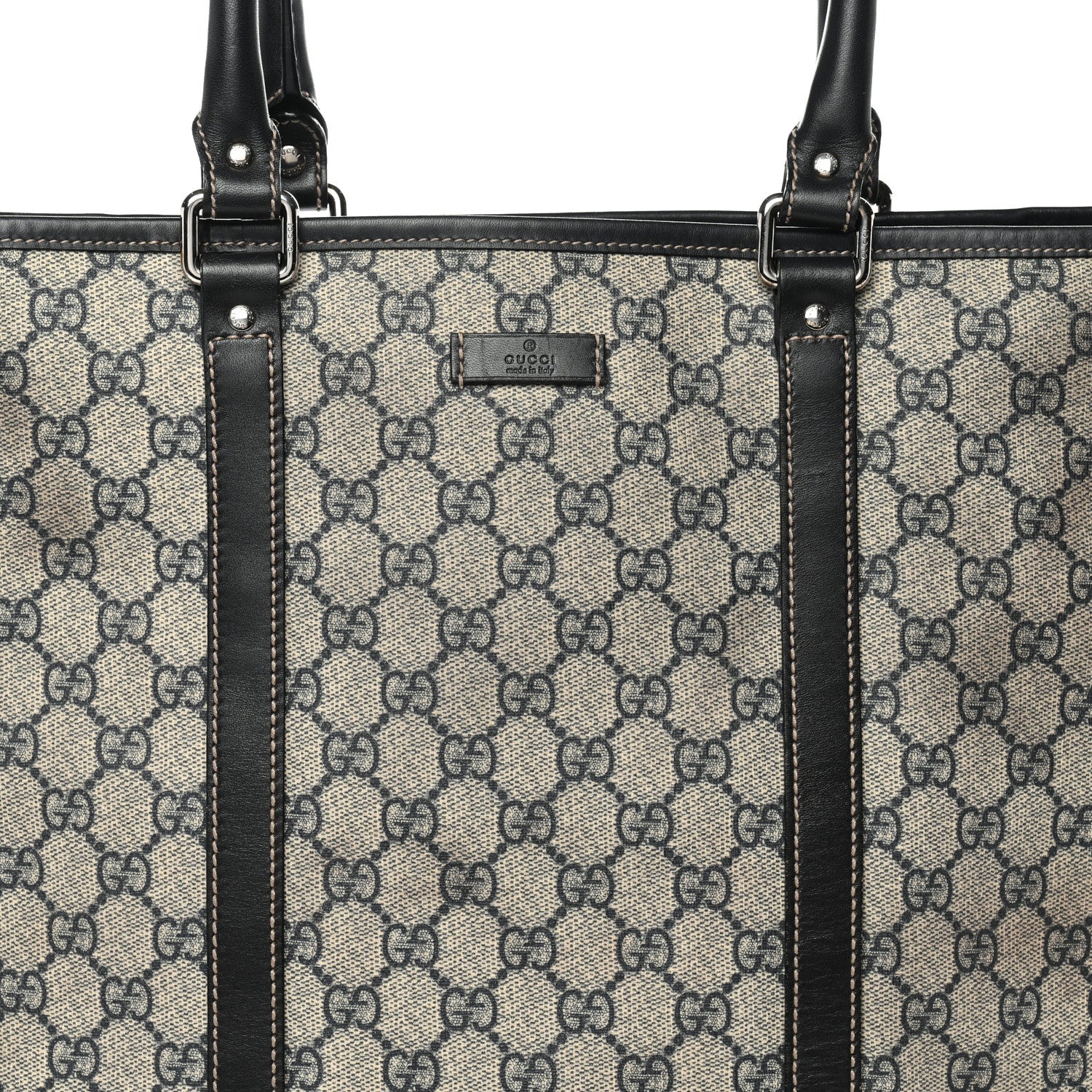 GG Plus Monogram Joy Vertical Tote Navy