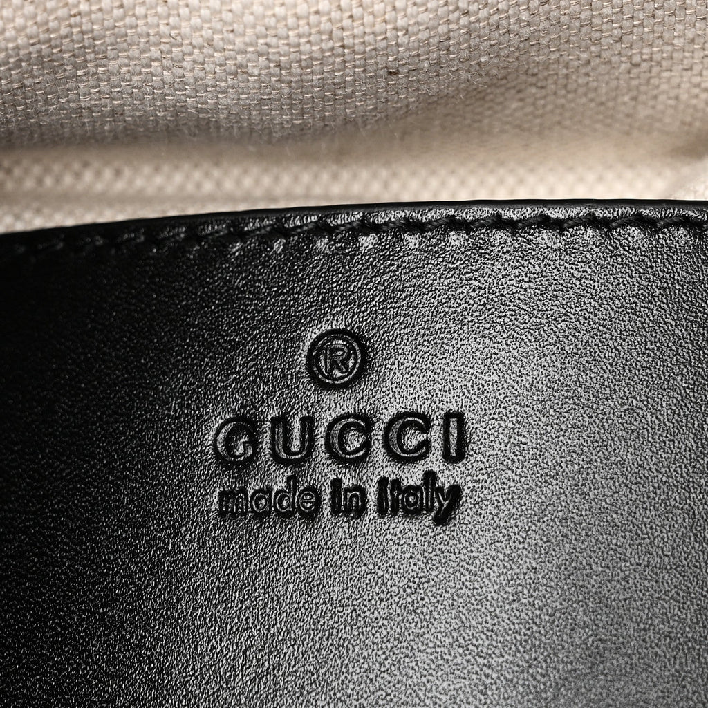Calfskin Bamboo Backpack Black