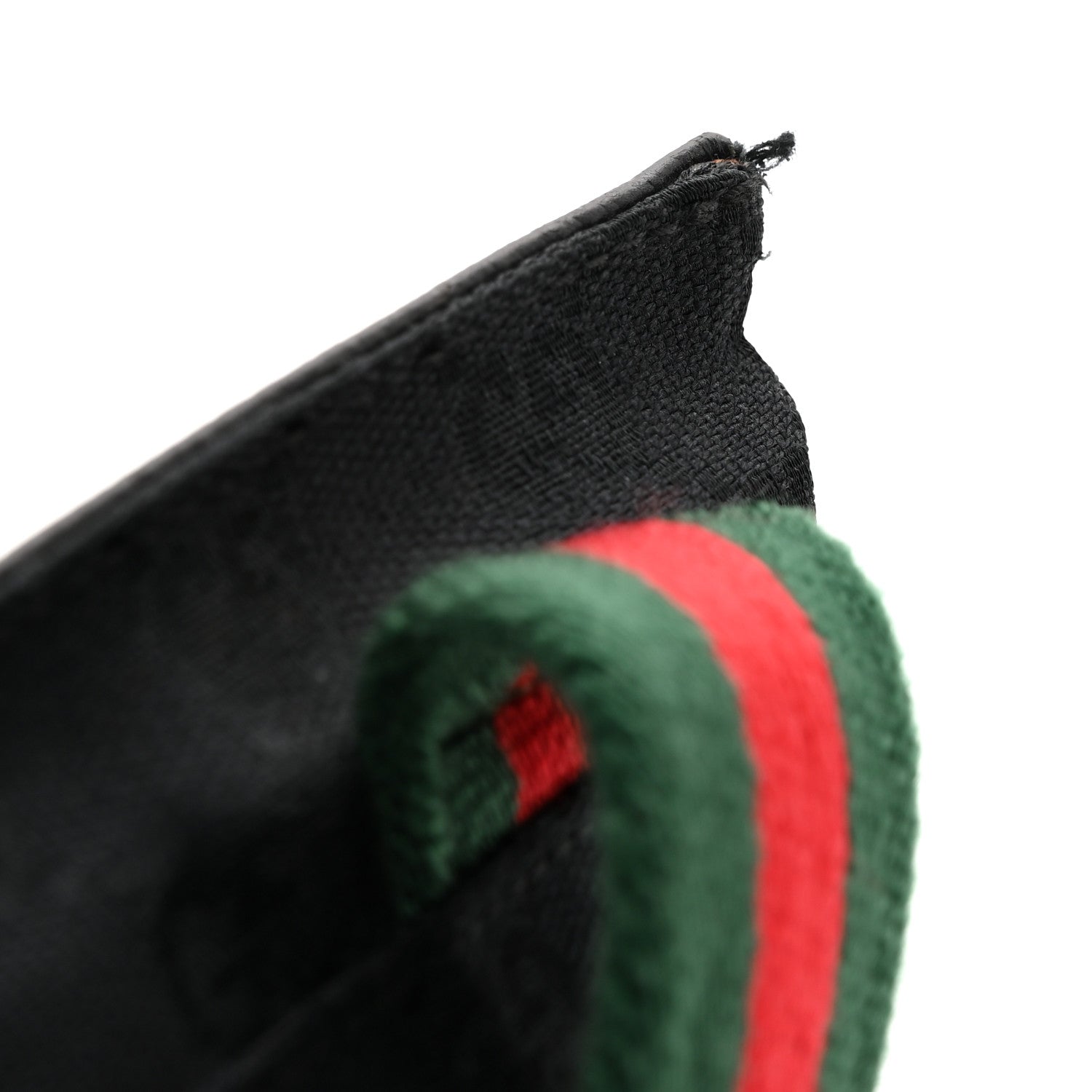 Monogram Web Belt Pouch Bag Black