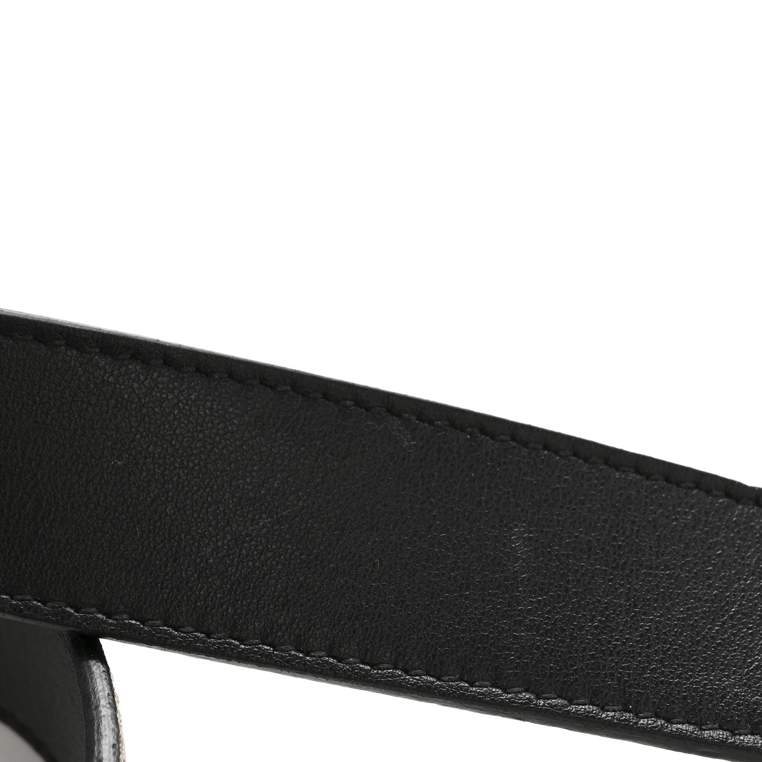 GG Supreme Monogram Plutone Calfskin Double G Reversible 75 30 Belt Beige Ebony New Acero