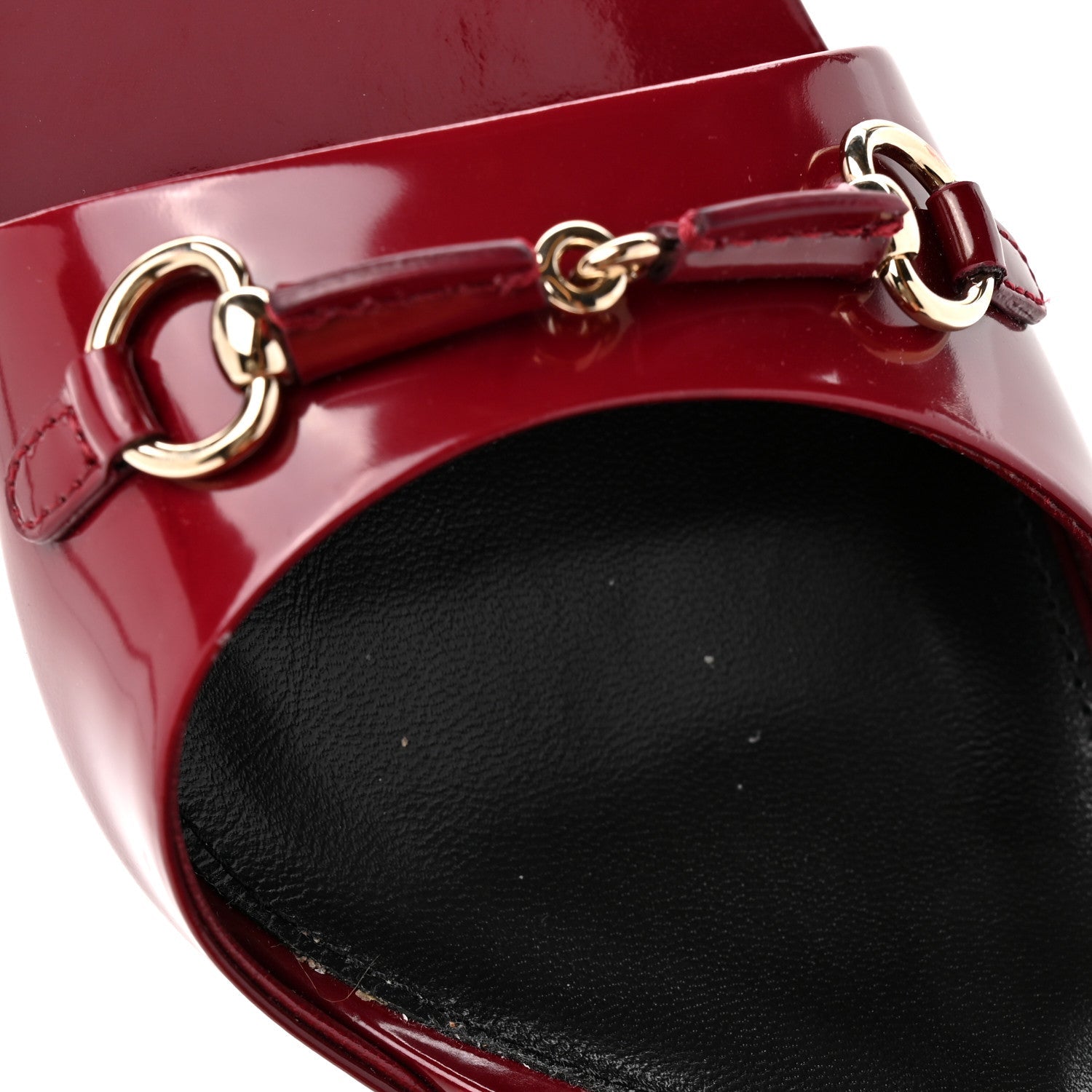Nappa Regent Strappy Horsebit Sandals 39 Maple Red